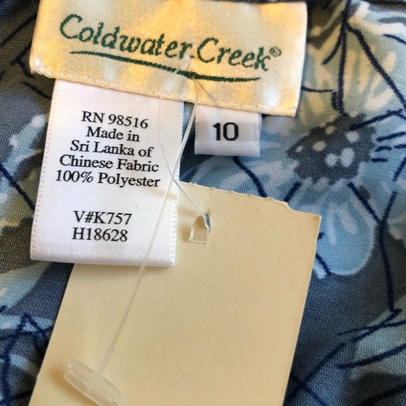 Coldwater creek open in front beautiful colorful skirt - Picture 5 of 5